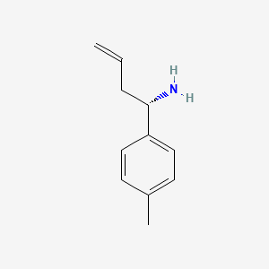 molecular formula C11H15N B12834612 (S)-1-p-Tolylbut-3-en-1-amine 
