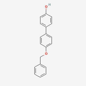 molecular formula C19H16O2 B1283465 4'-(苄氧基)[1,1'-联苯]-4-醇 CAS No. 52189-87-4