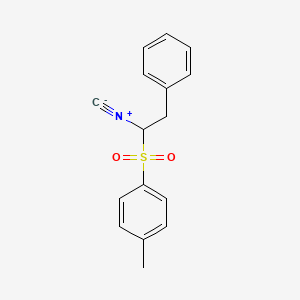 molecular formula C16H15NO2S B1283472 1-苄基-1-甲苯磺酰甲基异氰化物 CAS No. 58379-86-5