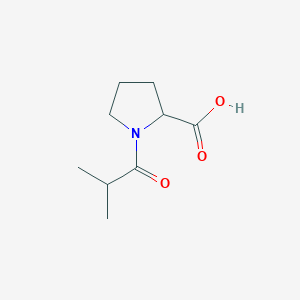 molecular formula C9H15NO3 B1283497 1-异丁酰脯氨酸 CAS No. 23500-16-5