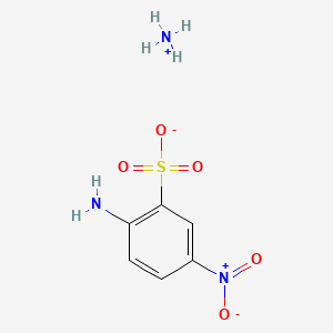 molecular formula C6H9N3O5S B1283504 2-氨基-5-硝基苯磺酸铵盐 CAS No. 4346-51-4