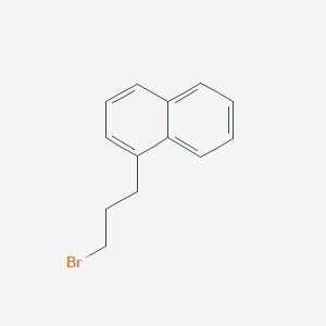 molecular formula C13H13B B1283522 1-(3-Bromopropyl)naphthalene CAS No. 27650-86-8