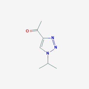 molecular formula C7H11N3O B1283533 1-(1-Isopropyl-1H-1,2,3-triazol-4-yl)ethanone CAS No. 134926-95-7