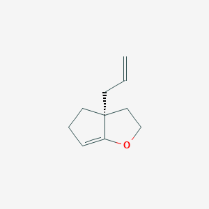 molecular formula C10H14O B1283534 (R)-5-Allyl-2-oxabicyclo[3.3.0]oct-8-ene CAS No. 911200-98-1