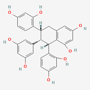 molecular formula C28H24O8 B12835358 Alboctalol 