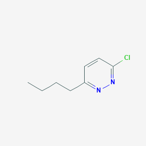 molecular formula C8H11ClN2 B1283536 3-丁基-6-氯吡啶嗪 CAS No. 124438-76-2