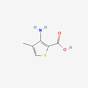 molecular formula C6H7NO2S B1283538 3-氨基-4-甲基噻吩-2-羧酸 CAS No. 23968-18-5