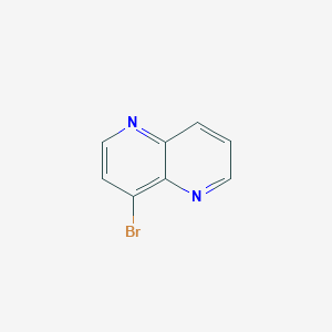 molecular formula C8H5BrN2 B1283561 4-Bromo-1,5-naphthyridine CAS No. 90001-34-6