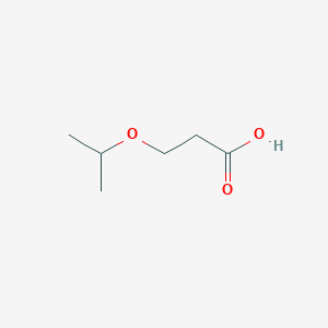 molecular formula C6H12O3 B1283568 3-(Propan-2-yloxy)propanoic acid CAS No. 41255-85-0
