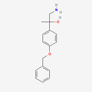 1-Amino-2-(4-(benzyloxy)phenyl)propan-2-ol