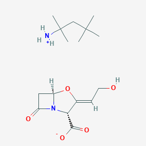 molecular formula C16H28N2O5 B128358 Clavulanic Acid 2-Amino-2,4,4-trimethylpentane Salt CAS No. 66069-32-7