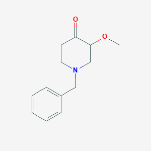 molecular formula C13H17NO2 B1283583 1-Benzyl-3-methoxypiperidin-4-one CAS No. 134473-73-7