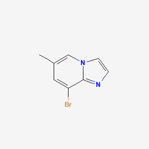 molecular formula C8H7BrN2 B1283598 8-Bromo-6-methylimidazo[1,2-a]pyridine CAS No. 136117-93-6