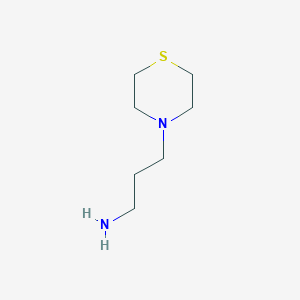 molecular formula C7H16N2S B1283600 N-(3-Aminopropyl)-thiomorpholine CAS No. 75653-87-1