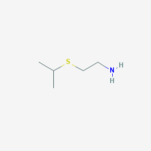 molecular formula C5H13NS B1283607 2-(Isopropylthio)ethanamine 