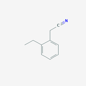 molecular formula C10H11N B1283609 2-(2-Ethylphenyl)acetonitrile CAS No. 74533-20-3