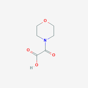 molecular formula C6H9NO4 B1283638 Morpholin-4-yl(oxo)acetic acid CAS No. 28911-34-4