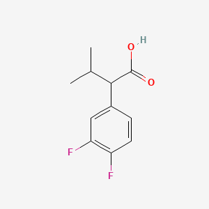 molecular formula C11H12F2O2 B1283653 2-(3,4-Difluorophenyl)-3-methylbutanoic acid 