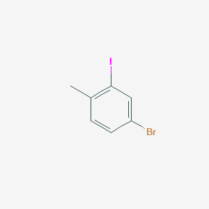 molecular formula C7H6BrI B1283662 4-Bromo-2-iodo-1-methylbenzene CAS No. 260558-15-4