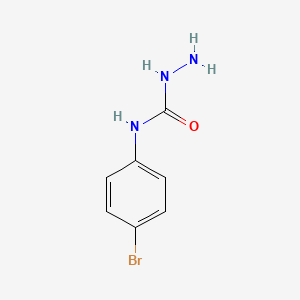 molecular formula C7H8BrN3O B1283669 3-Amino-1-(4-bromophenyl)urea CAS No. 2646-26-6