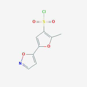 5-(5-Isoxazolyl)-2-methyl-3-furansulfonyl chloride