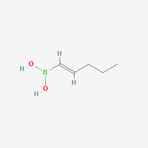 molecular formula C5H11BO2 B012837 Pent-1-en-1-ylboronic acid CAS No. 104376-24-1