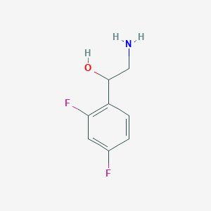 molecular formula C8H9F2NO B1283712 2-Amino-1-(2,4-difluorophenyl)ethanol CAS No. 51337-06-5