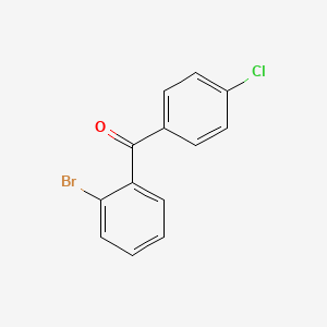 molecular formula C13H8BrClO B1283740 2-Bromo-4'-chlorobenzophenone CAS No. 99585-64-5