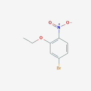 molecular formula C8H8BrNO3 B1283776 4-Bromo-2-ethoxy-1-nitrobenzene CAS No. 57279-70-6