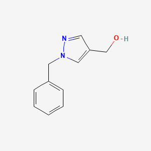molecular formula C11H12N2O B1283806 (1-benzyl-1H-pyrazol-4-yl)methanol CAS No. 70817-17-3