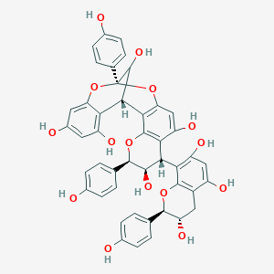 molecular formula C45H36O15 B128381 Selligueain A CAS No. 152378-18-2