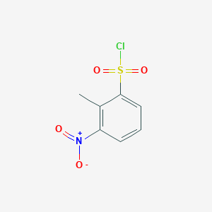 molecular formula C7H6ClNO4S B1283818 2-Methyl-3-nitrobenzenesulfonyl chloride CAS No. 56682-04-3