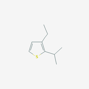 molecular formula C9H14S B128382 Thiophene, 3-ethyl-2-isopropyl CAS No. 147871-79-2