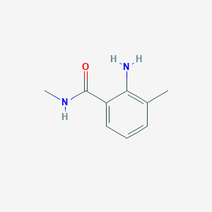 molecular formula C9H12N2O B1283827 2-Amino-N,3-dimethylbenzamide CAS No. 870997-57-2