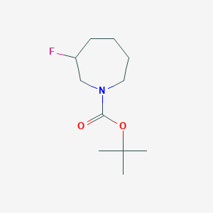 molecular formula C11H20FNO2 B12838517 tert-Butyl 3-fluoroazepane-1-carboxylate 