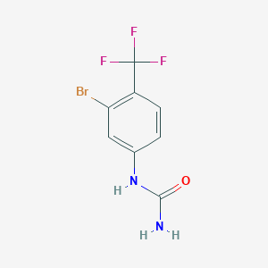 molecular formula C8H6BrF3N2O B12839324 3-Bromo-4-(trifluoromethyl)phenylurea 