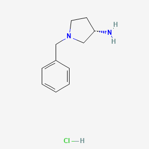 molecular formula C11H17ClN2 B12839328 (S)-(-)-1-Benzyl-3-aminopyrrolidine HCl 