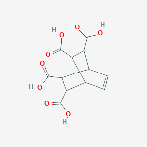 molecular formula C12H12O8 B1283951 Bicyclo[2.2.2]oct-7-ene-2,3,5,6-tetracarboxylic acid CAS No. 16672-29-0