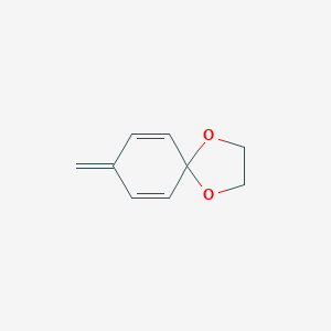 molecular formula C9H10O2 B128396 8-Methylene-1,4-dioxaspiro[4.5]deca-6,9-diene CAS No. 149388-13-6