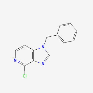 molecular formula C13H10ClN3 B1283964 1-benzyl-4-chloro-1H-imidazo[4,5-c]pyridine CAS No. 120537-43-1
