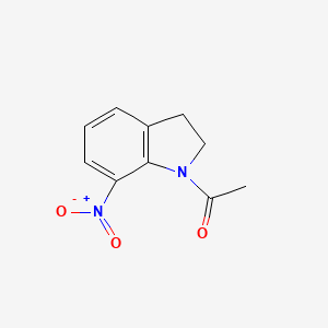molecular formula C10H10N2O3 B12839644 1-(7-Nitro-1-indolinyl)ethanone 