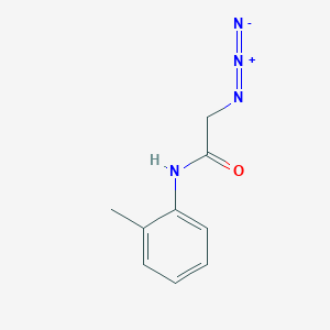 molecular formula C9H10N4O B1283967 2-azido-N-(2-methylphenyl)acetamide CAS No. 116433-48-8