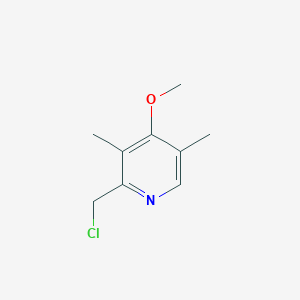 molecular formula C9H12ClNO B128397 2-(Chloromethyl)-4-methoxy-3,5-dimethylpyridine CAS No. 84006-10-0