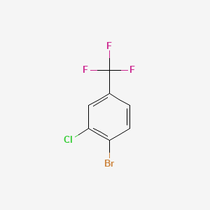 molecular formula C7H3BrClF3 B1283973 4-Bromo-3-chlorobenzotrifluoride CAS No. 402-04-0