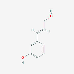 molecular formula C9H10O2 B12839843 trans-3-(3-Hydroxypropenyl)phenol 