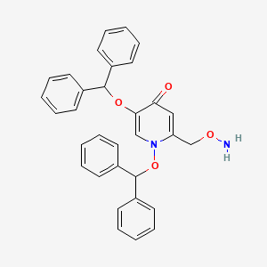 2-(Aminooxymethyl)-1,5-dibenzhydryloxypyridin-4-one