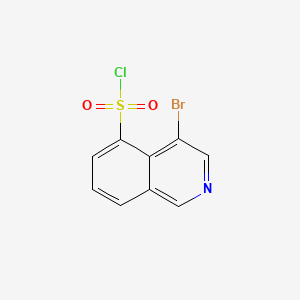 molecular formula C9H5BrClNO2S B1284009 4-Bromoisoquinoline-5-sulfonyl chloride CAS No. 127625-94-9