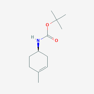 molecular formula C12H21NO2 B12840139 tert-Butyl (R)-(4-methylcyclohex-3-en-1-yl)carbamate 