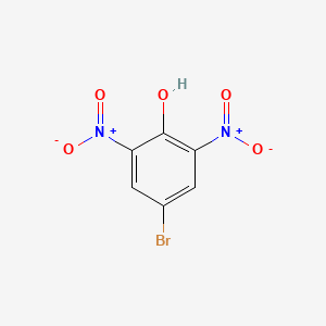 molecular formula C6H3BrN2O5 B1284018 4-Bromo-2,6-dinitrophenol CAS No. 40466-95-3