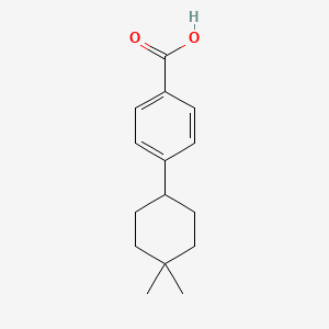 molecular formula C15H20O2 B12840260 4-(4,4-Dimethylcyclohexyl)benzoic acid 